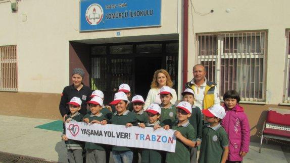 112 Acil Servis Personeli Yaşama Yol Ver Projesi Kapsamında Kömürcü İlkokulu´nu Ziyaret Etti