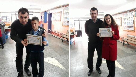 Oymalıtepe Şehit Sedat Kaplan Ortaokulu EBA Seven Öğretmen ve Öğrenci Yarışması 
