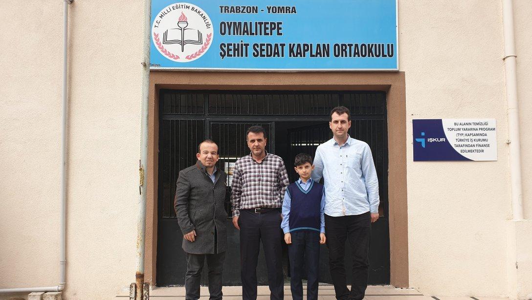 Oymalıtepe Şehit Sedat Kaplan Ortaokulu TÜBİTAK Erzurum Bölge Finallerinde...