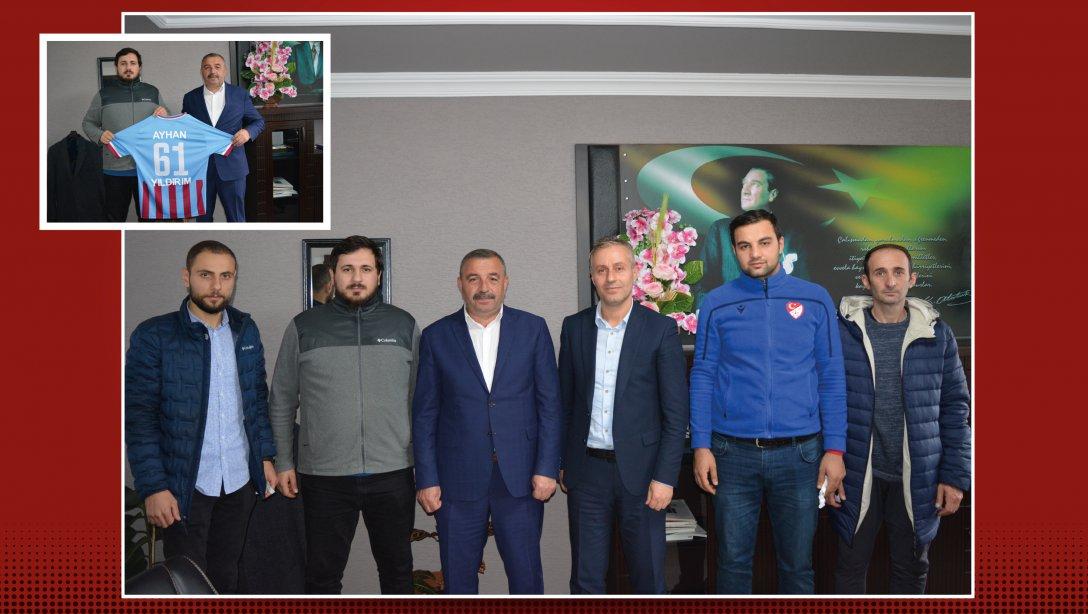 Bordo Mavi Trabzon Futbol Kulübü Derneği Müdürlüğümüzü Ziyaret Etti