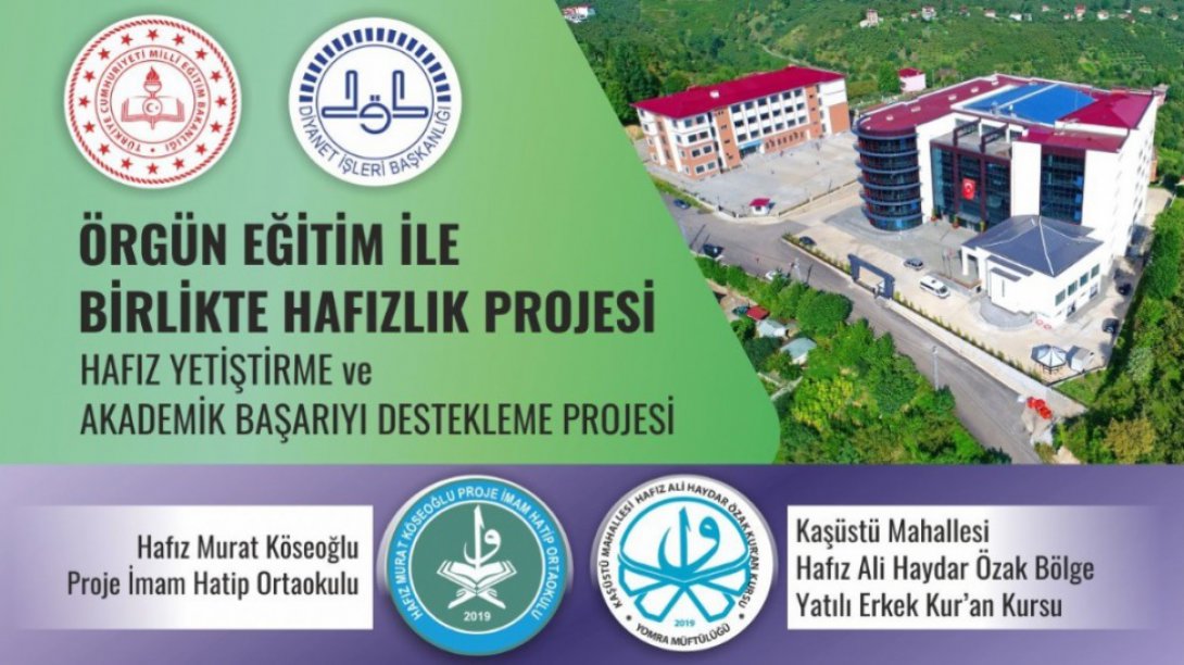 Hafız Murat Köseoğlu Proje İmam Hatip Ortaokulu 2022-2023 Eğitim-Öğretim Yılı Beşinci Sınıfa Öğrenci Seçme Sınavı Başvuruları Başlamıştır.