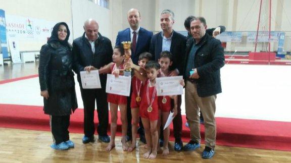 Yavuz Selim İlkokulu Jimnastikte Trabzon 2.si Oldu