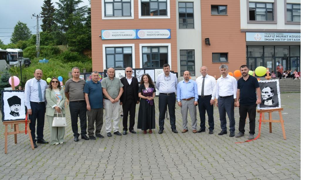 KAŞÜSTÜ ORTAOKULU RESİM SERGİSİ ZİYARET EDİLDİ